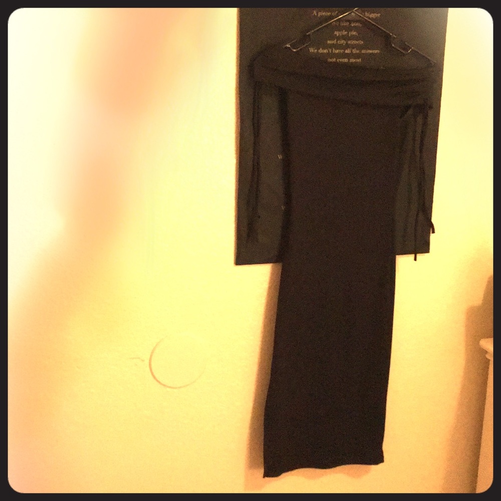 Strapless mini dress
